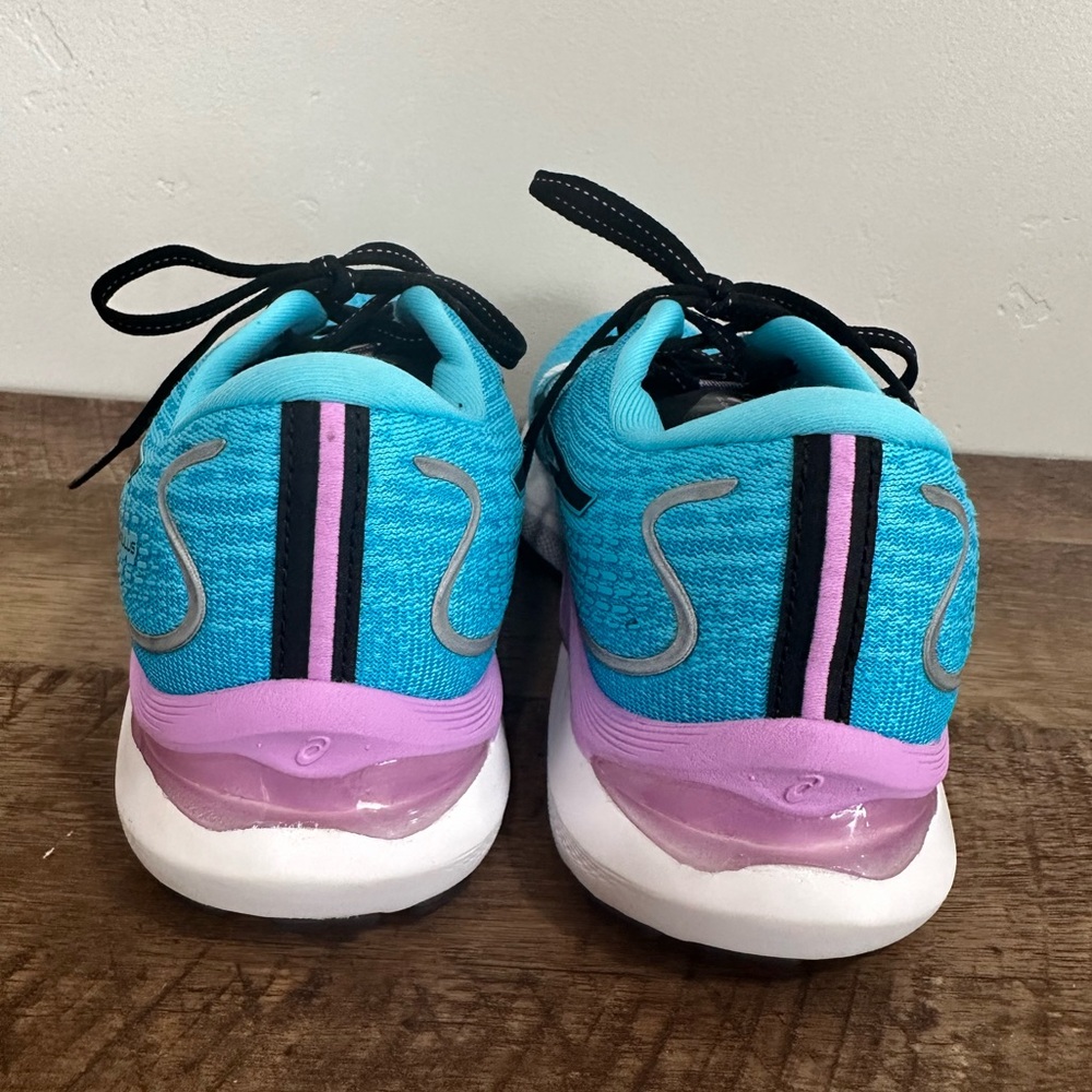 ASICS Women's Gel-Cumulus 24 EKIDEN Running Shoes. Sz 7.5.Aquarium/Black - Picture 7 of 12